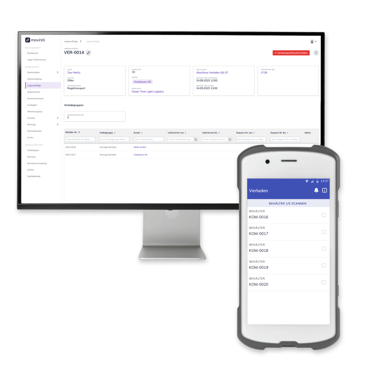 moviniti Verladungsprozess