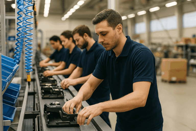 Symbolbild Sequenzierung in der Logistik