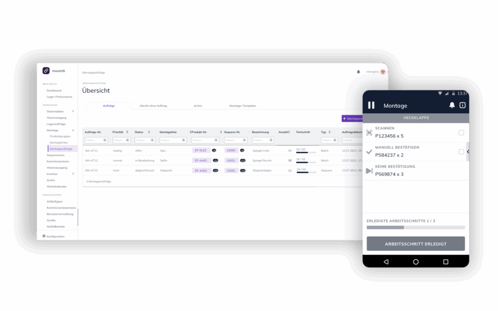 moviniti - systemgesteuerte manuelle montageprozesse